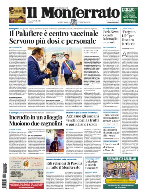 Il Monferrato - Edizione 26 del 02/04/2021